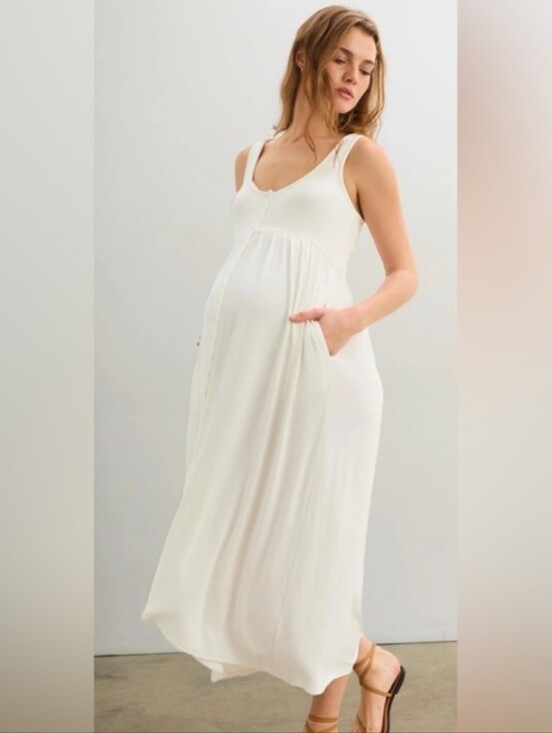Hatch Dresses & Skirts - The Softest Nursing Rib Dress
